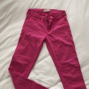 Pink free people pants